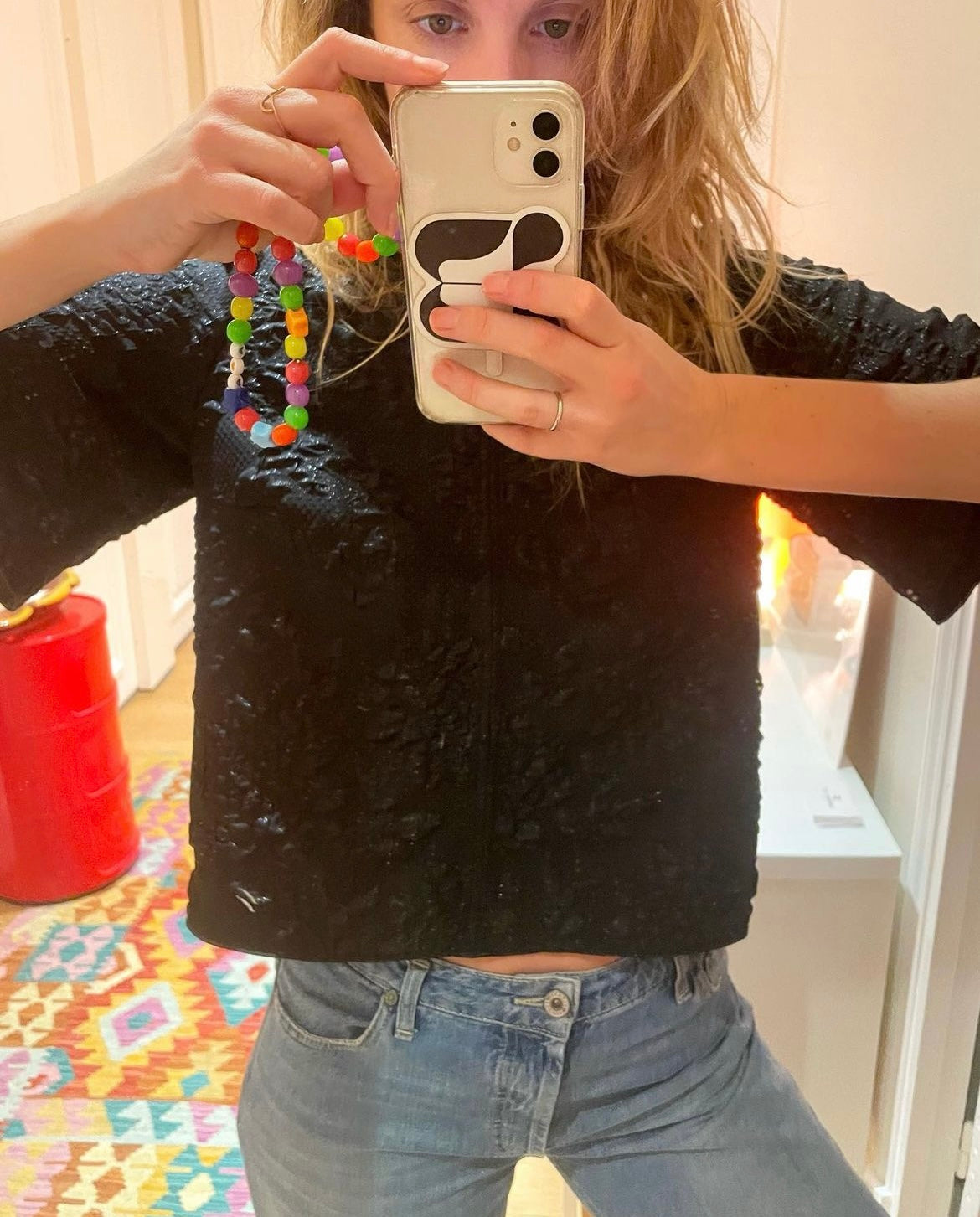 Top YVETTE gaufré