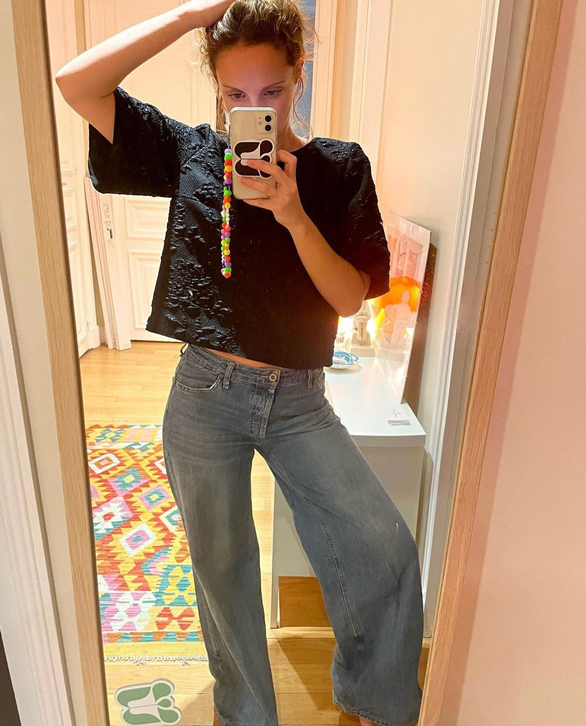Top YVETTE gaufré
