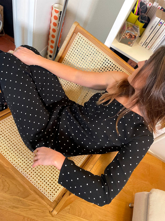 POLKA FEVER - TOP MARGUERITE ASYMETRIQUE